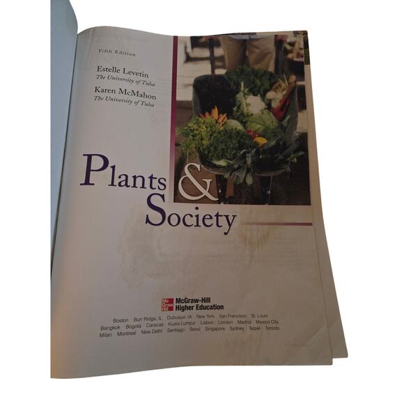 Plants & society 5th edition by Estelle levetin 9780077221256 mcgraw-hill - Picture 3 of 7